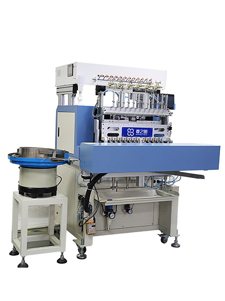 十二轴全自动上料绕线...